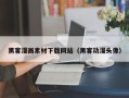 济宁黑客漫画素材下载网站（黑客动漫头像）